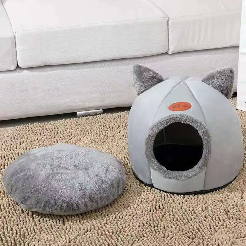 Warm Multi-Shaped Pet Nest a Multi-Purpose Cat Bed That Cats Love Pet Rest Home Portable Cat Litter Is Easy to Clean