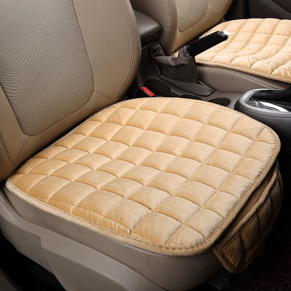 Car Seat Cover Winter Warm Universal Seat Cushion Anti-Slip Front Chair Breathable Pad for Vehicle Auto Truck Seat Protector