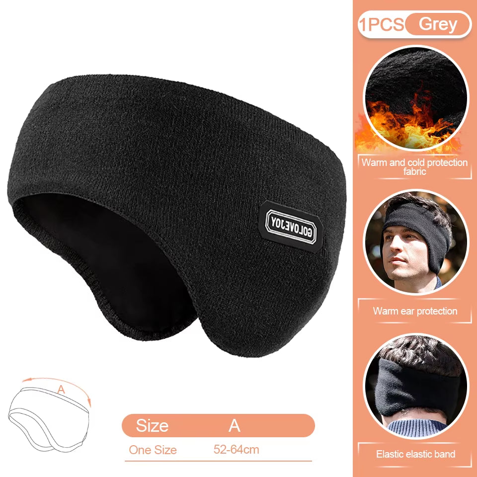 Solid Soft Plush Ear Keep Warmer Winter Earmuffs for Women Men Fashion Outdoor Earflap Protection Ear-Muffs Ear Cover