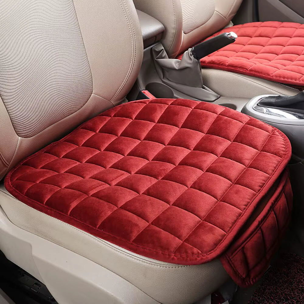 Car Seat Cover Winter Warm Universal Seat Cushion Anti-Slip Front Chair Breathable Pad for Vehicle Auto Truck Seat Protector