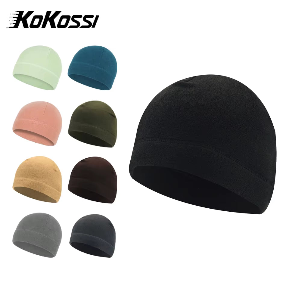Kokossi Winter Warm Windproof Winter Cap Camping Hiking Caps Fleece Sports Hat Outdoor Sports Skiing Cycling Camping Hiking Men