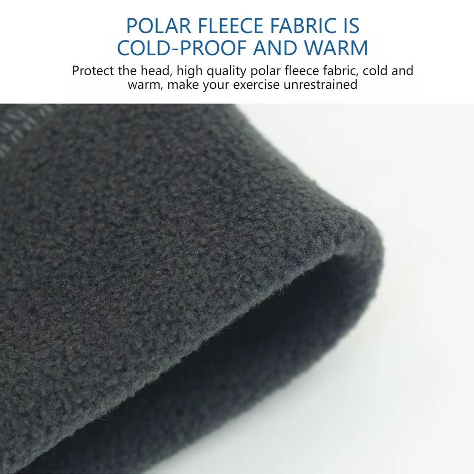 Kokossi Winter Warm Windproof Winter Cap Camping Hiking Caps Fleece Sports Hat Outdoor Sports Skiing Cycling Camping Hiking Men